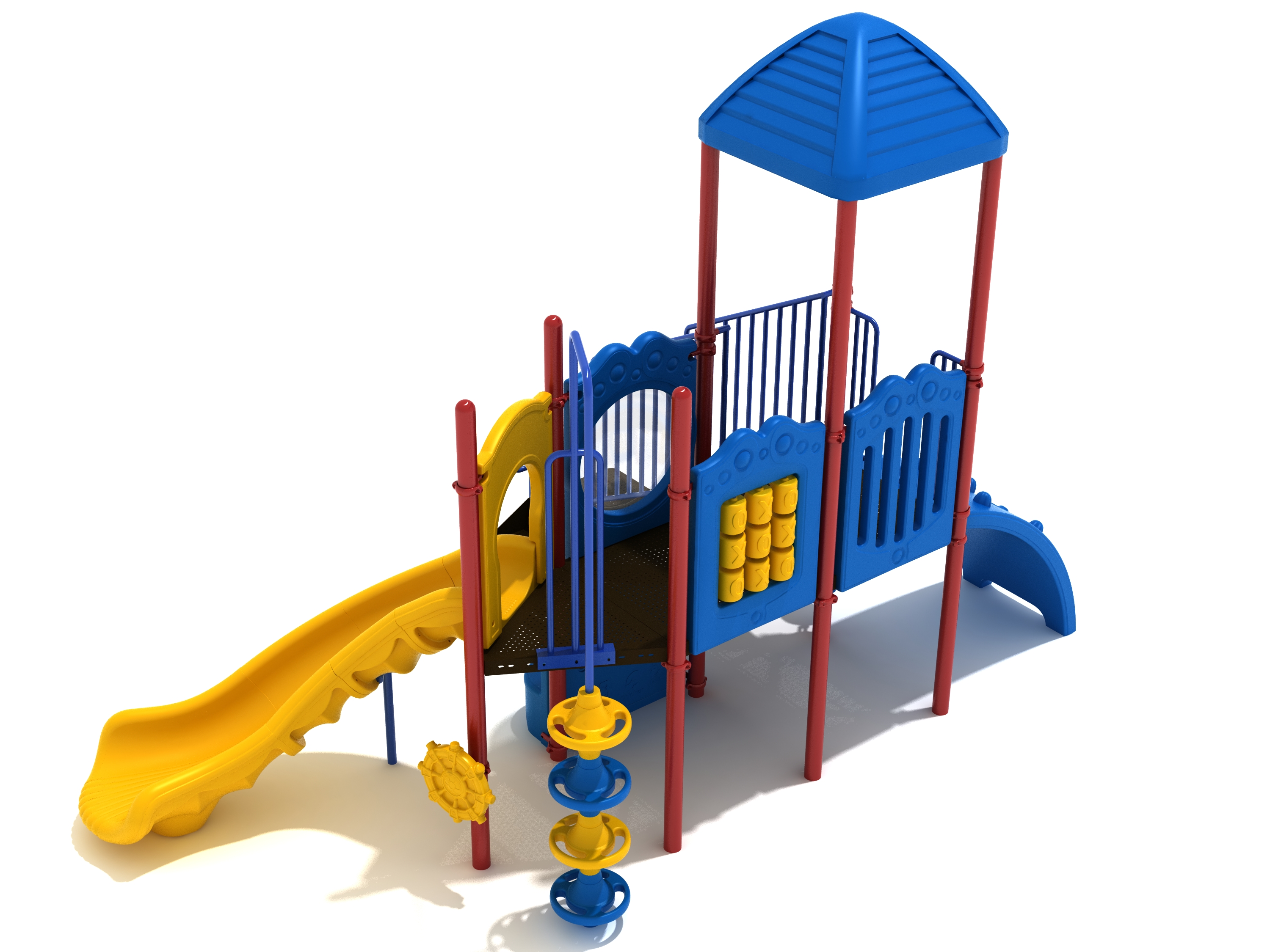 Diamond Head primary colors playground structure
