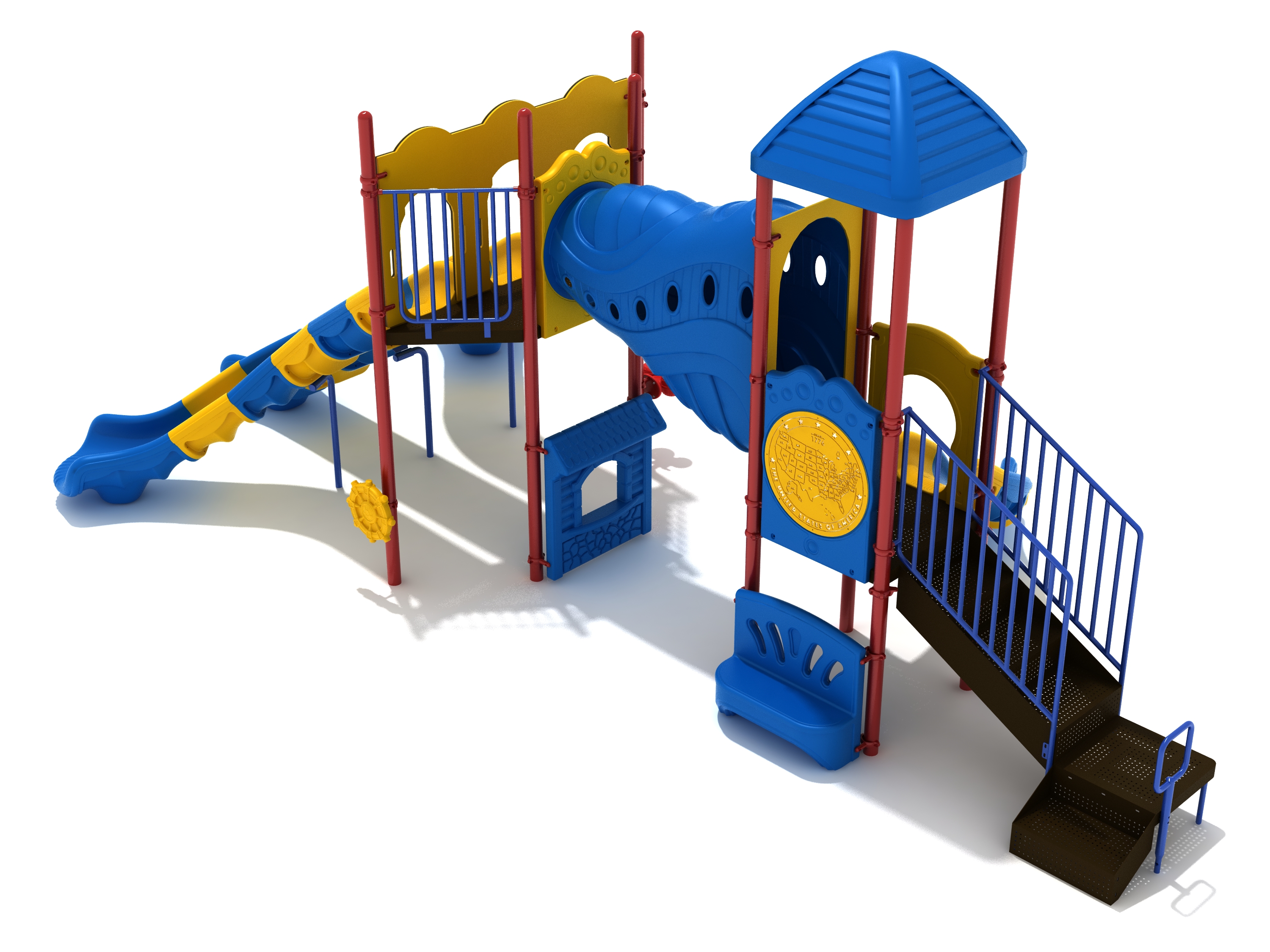 Casa Grande primary color playground, view 2