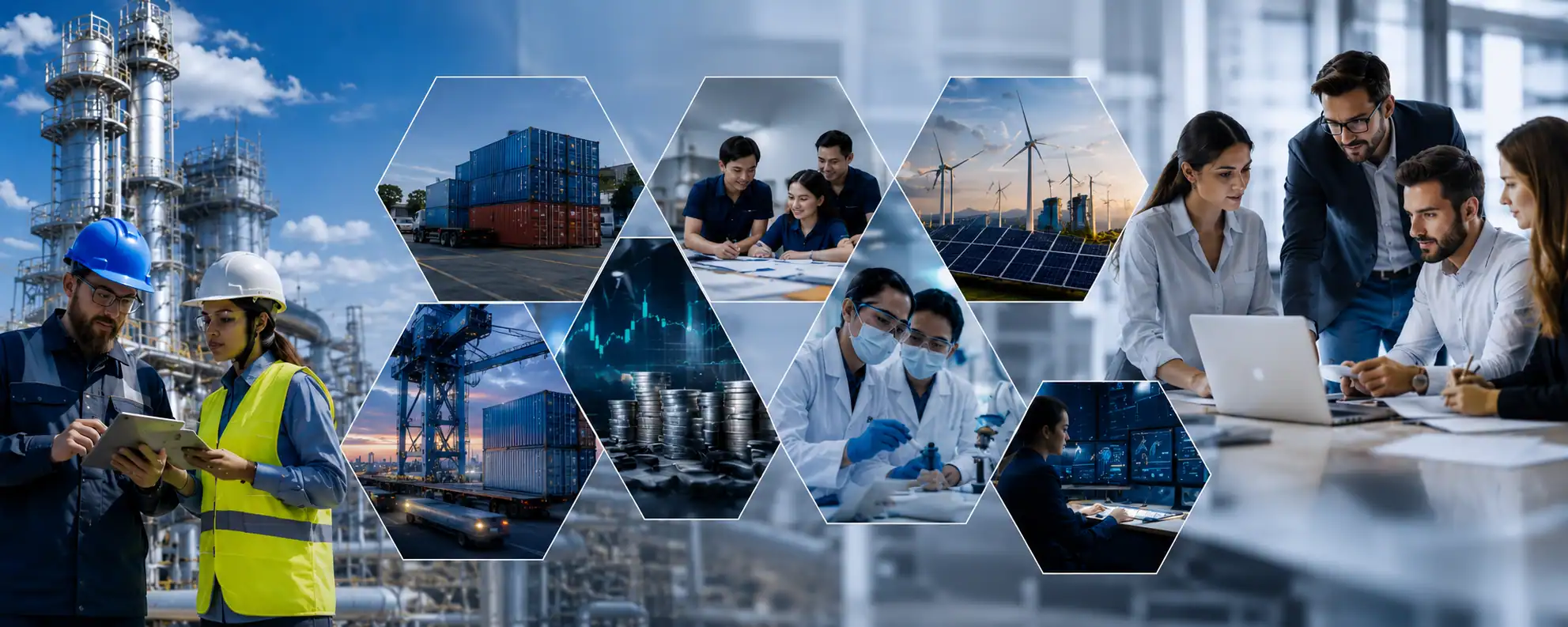 multiple industries collage | Digiteins 