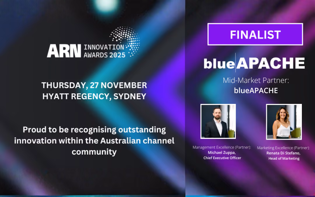 blueAPACHE Selected as a Finalist Across 3 Categories in the 2025 ARN Innovation Awards