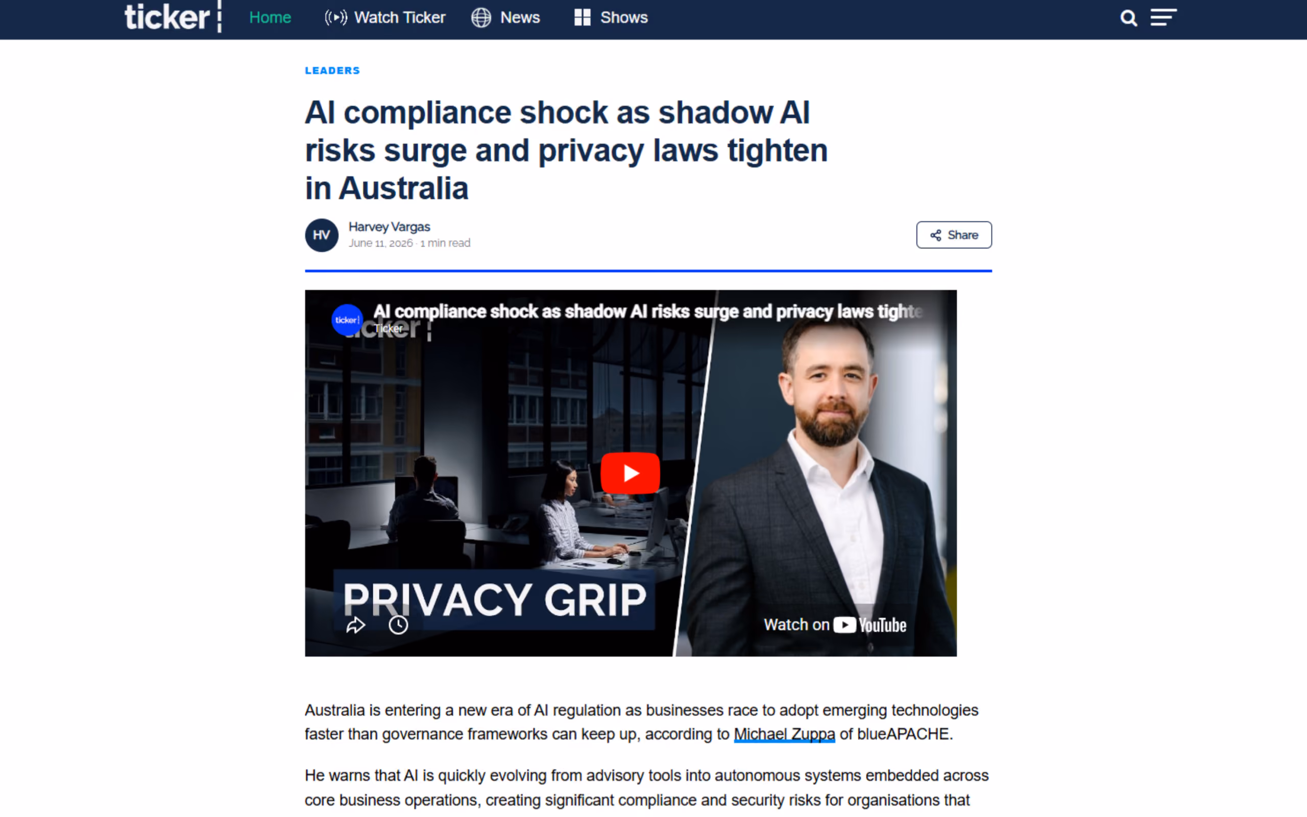 AI compliance shock as shadow AI risks surge and privacy laws tighten in Australia