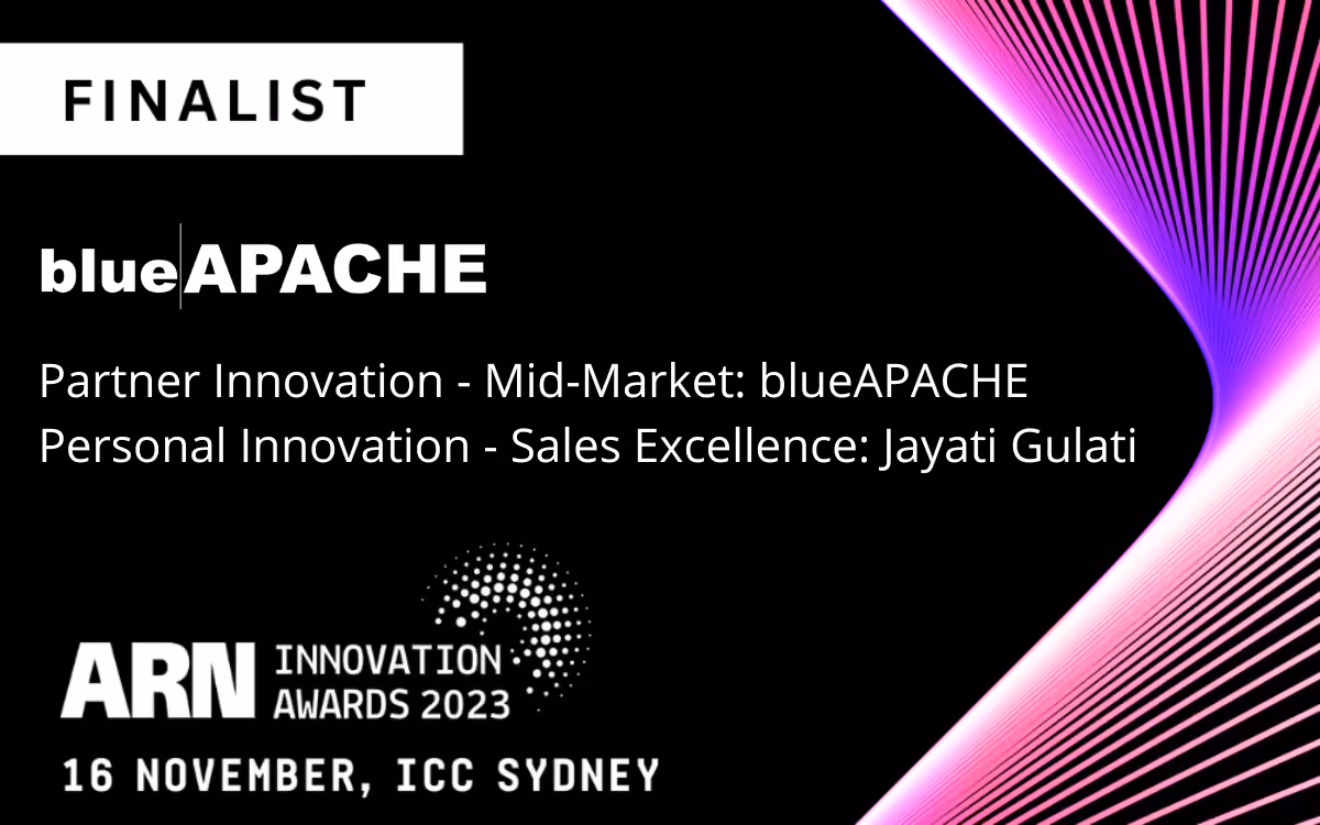 ARN: blueAPACHE Selected as a Finalist Across 2 Categories in the 2023 ARN Innovation Awards