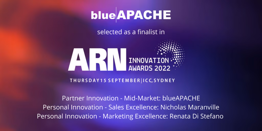 blueAPACHE selected as a finalist across 3 categories in the 2022 ARN Innovation Awards
