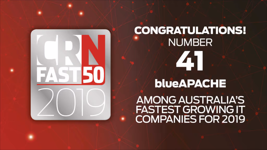 blueAPACHE secures place in CRN Fast50 for a record 9th time, also taking home a 5th All Star award