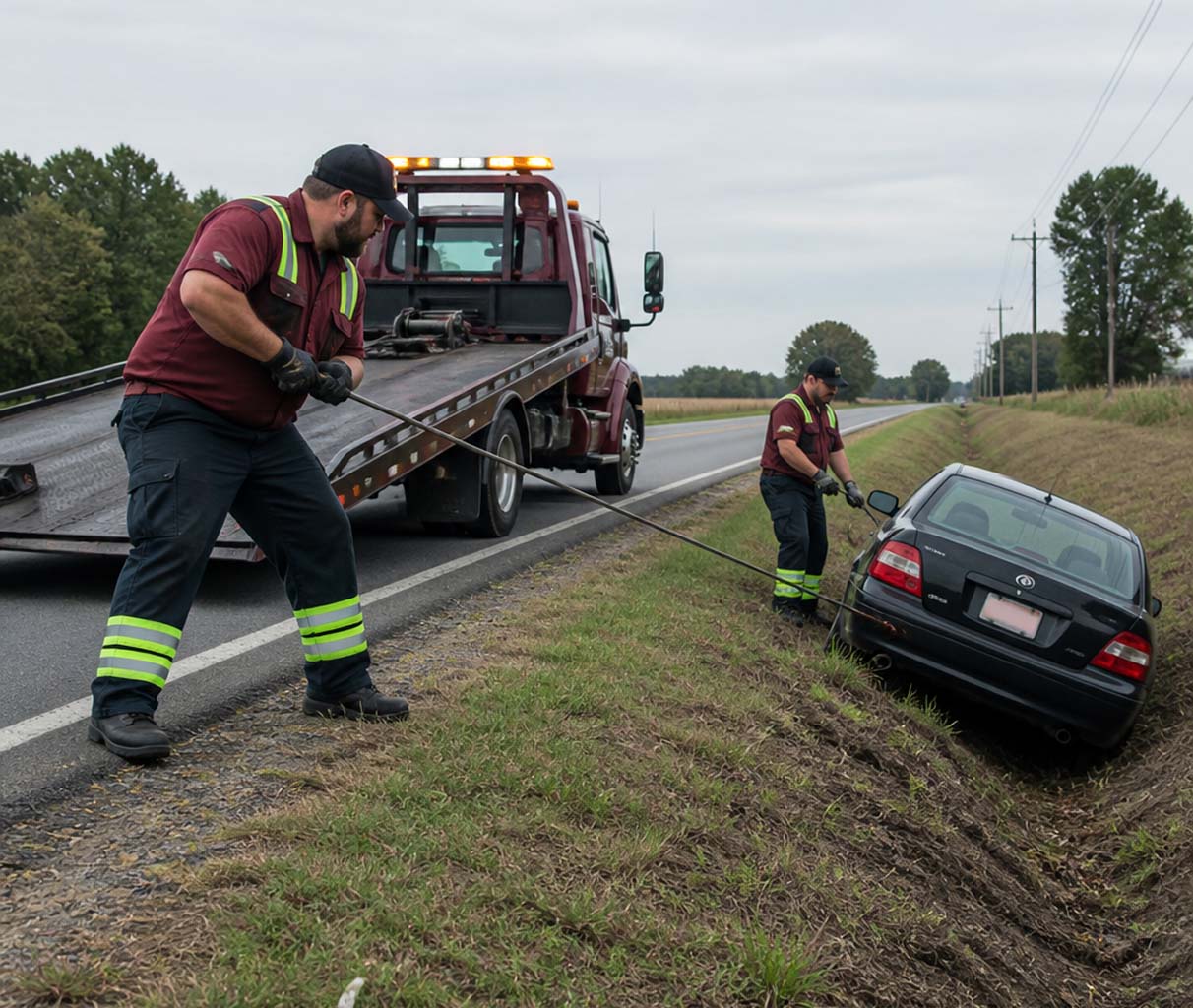 Off-road recovery in Pierson FL