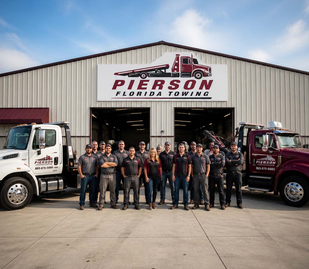 Pierson Towing crew at work