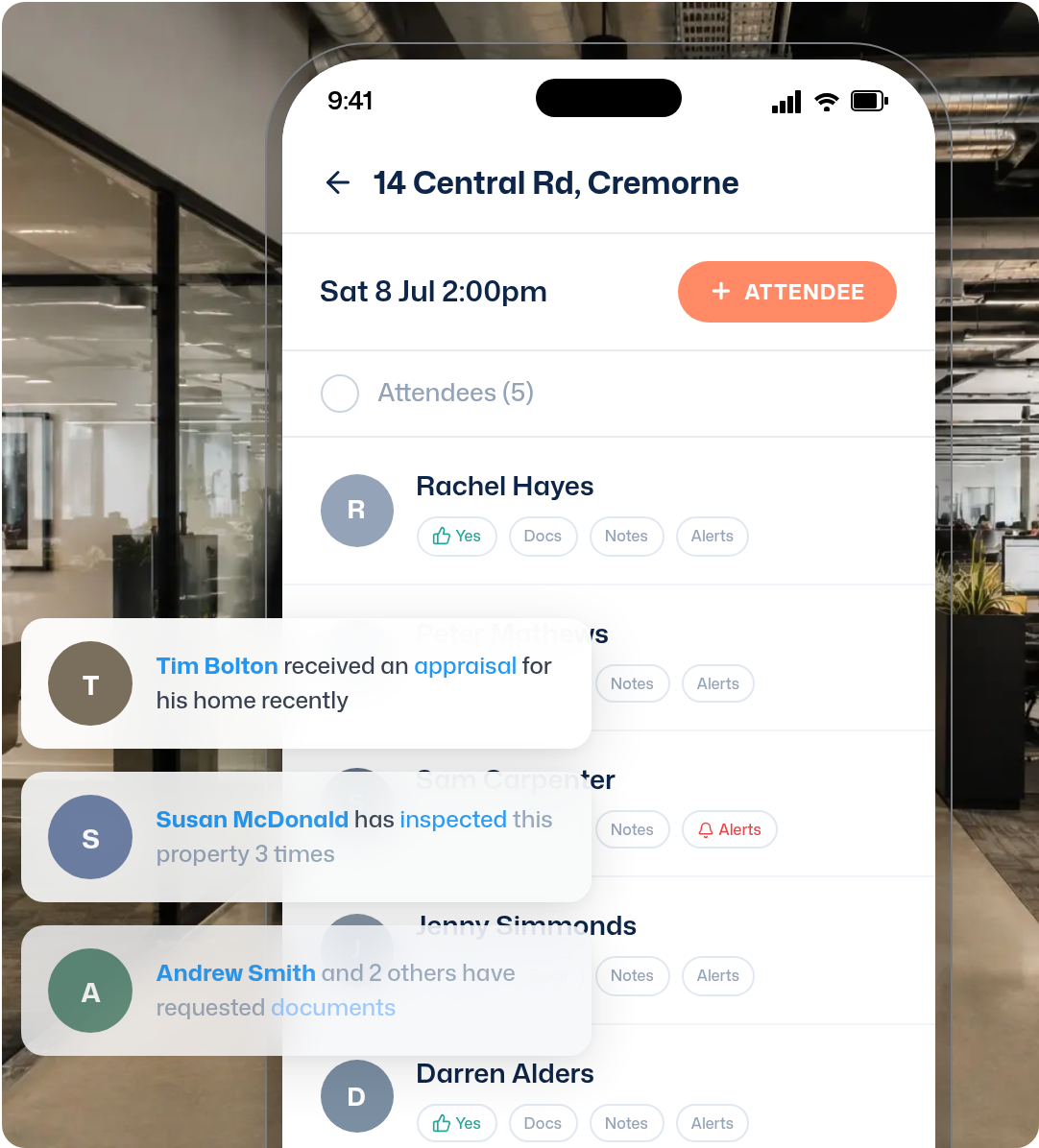 Zenu mobile inspection check-in