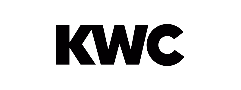 Logo von KWC – Schweizer Hersteller von Armaturen für Bad, Küche und Gastronomie