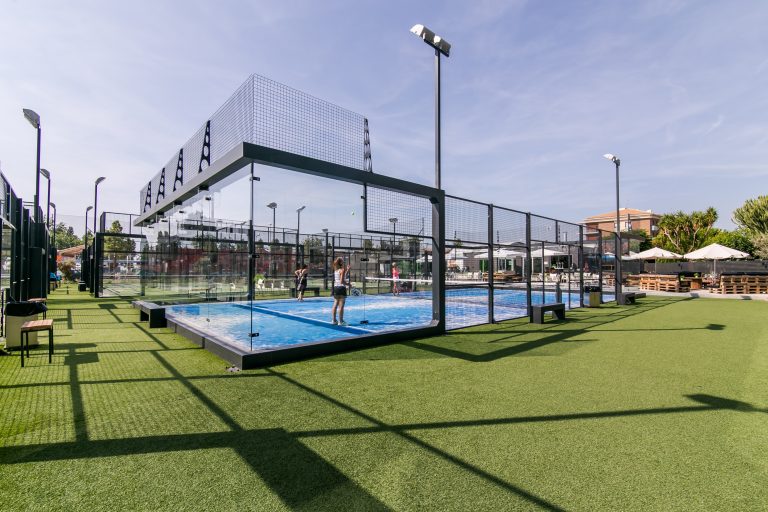 Full image of a padel court