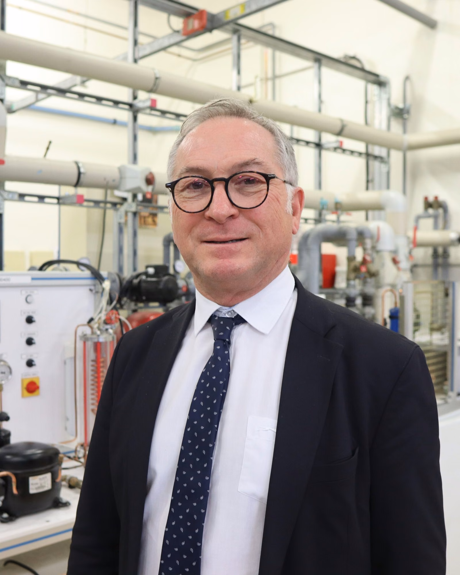 Portrait d'un membre du jury dans l'atelier de génie climatique