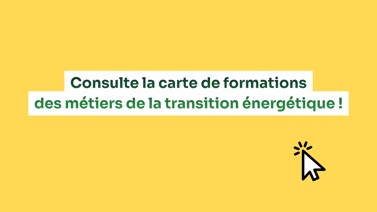 Carte de France des formations aux métiers de la transition énergétique