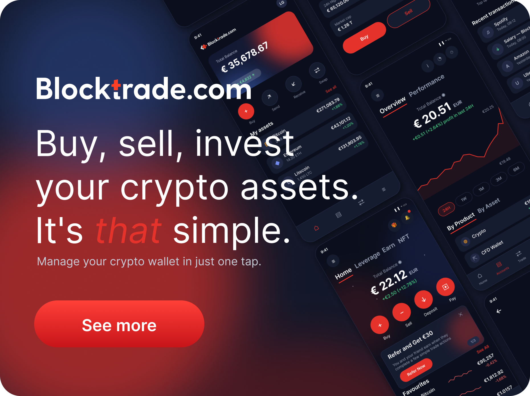 Naslovnica projekta Blocktrade.com