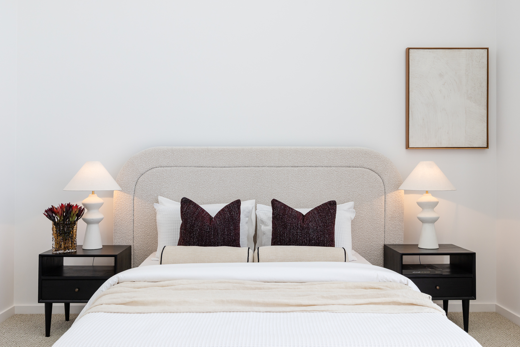 Blaq Staging styled bedroom