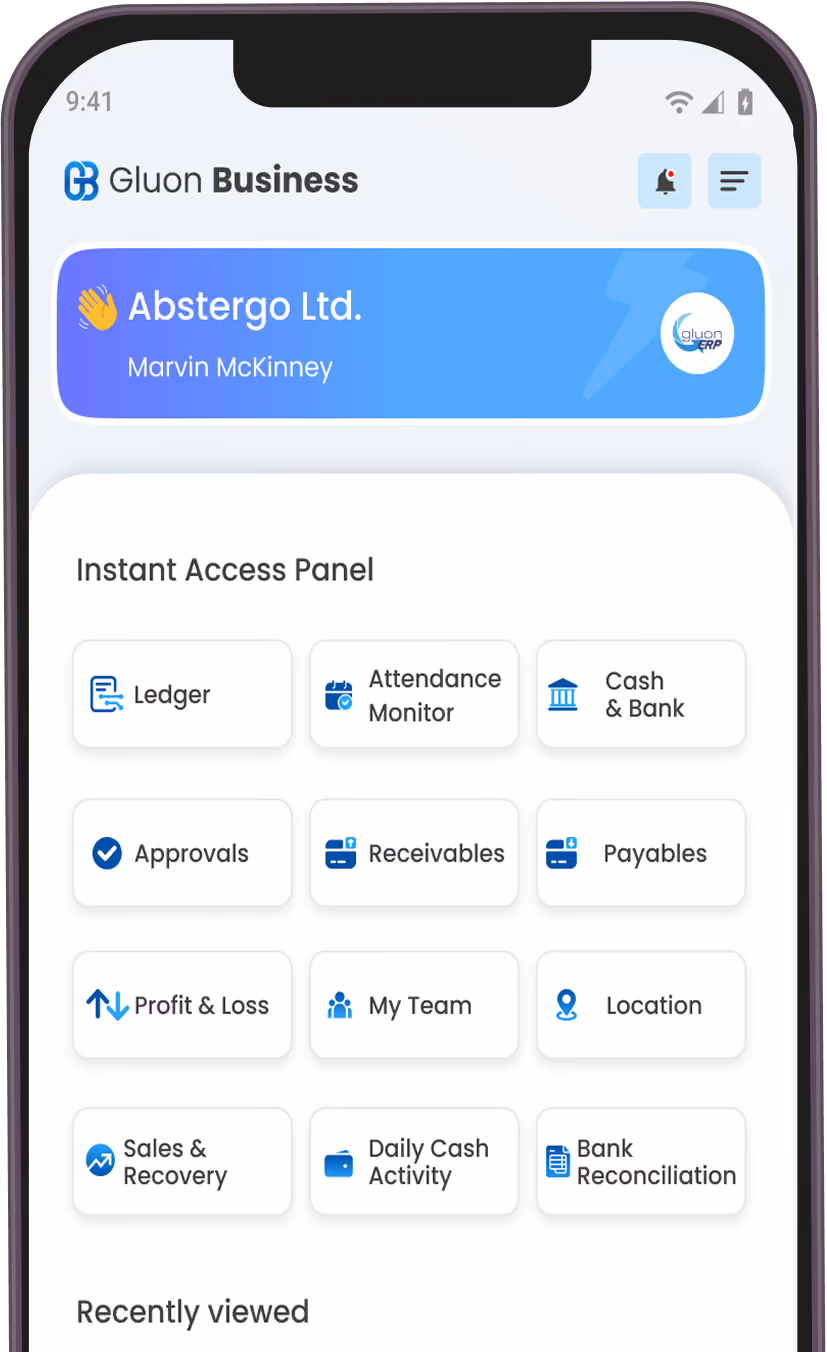 gluon business app