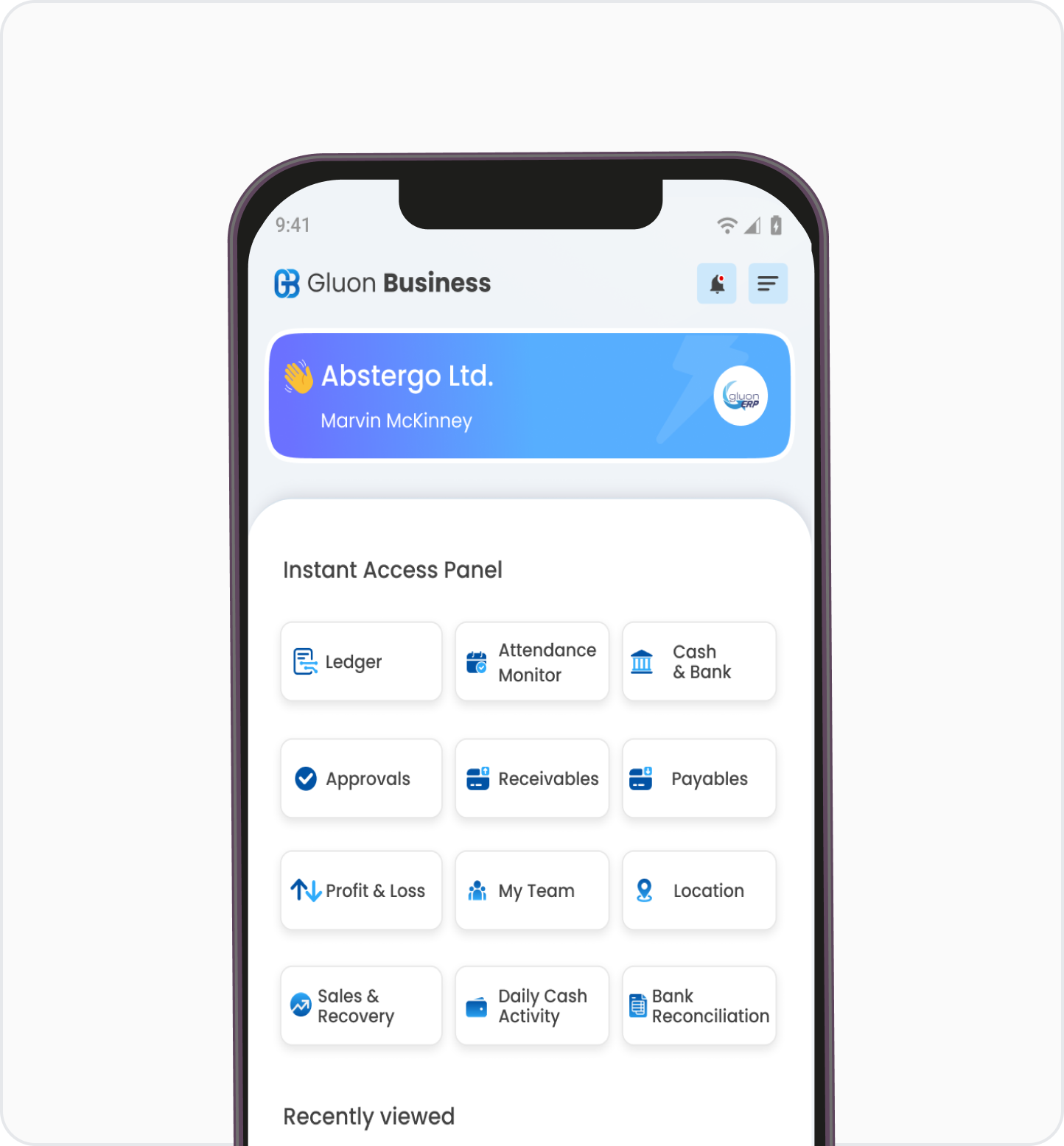 gluon business app