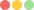 Three overlapping circles colored orange, pink, and green on a white background.