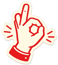 Main formant un signe OK pour valider votre participation.