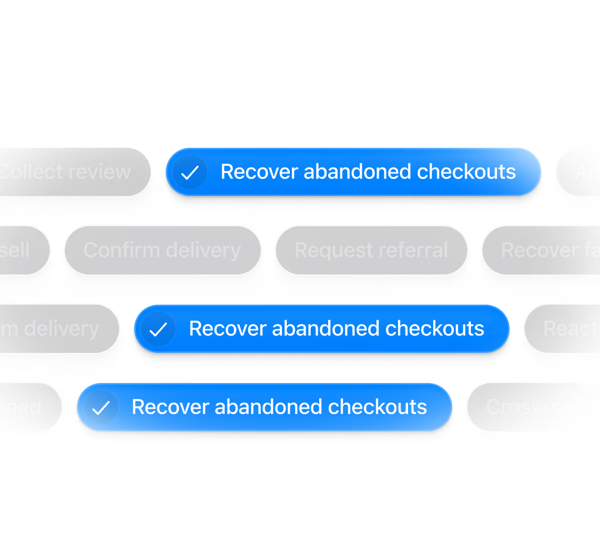 Choose the Recover Abandoned Checkouts Goal