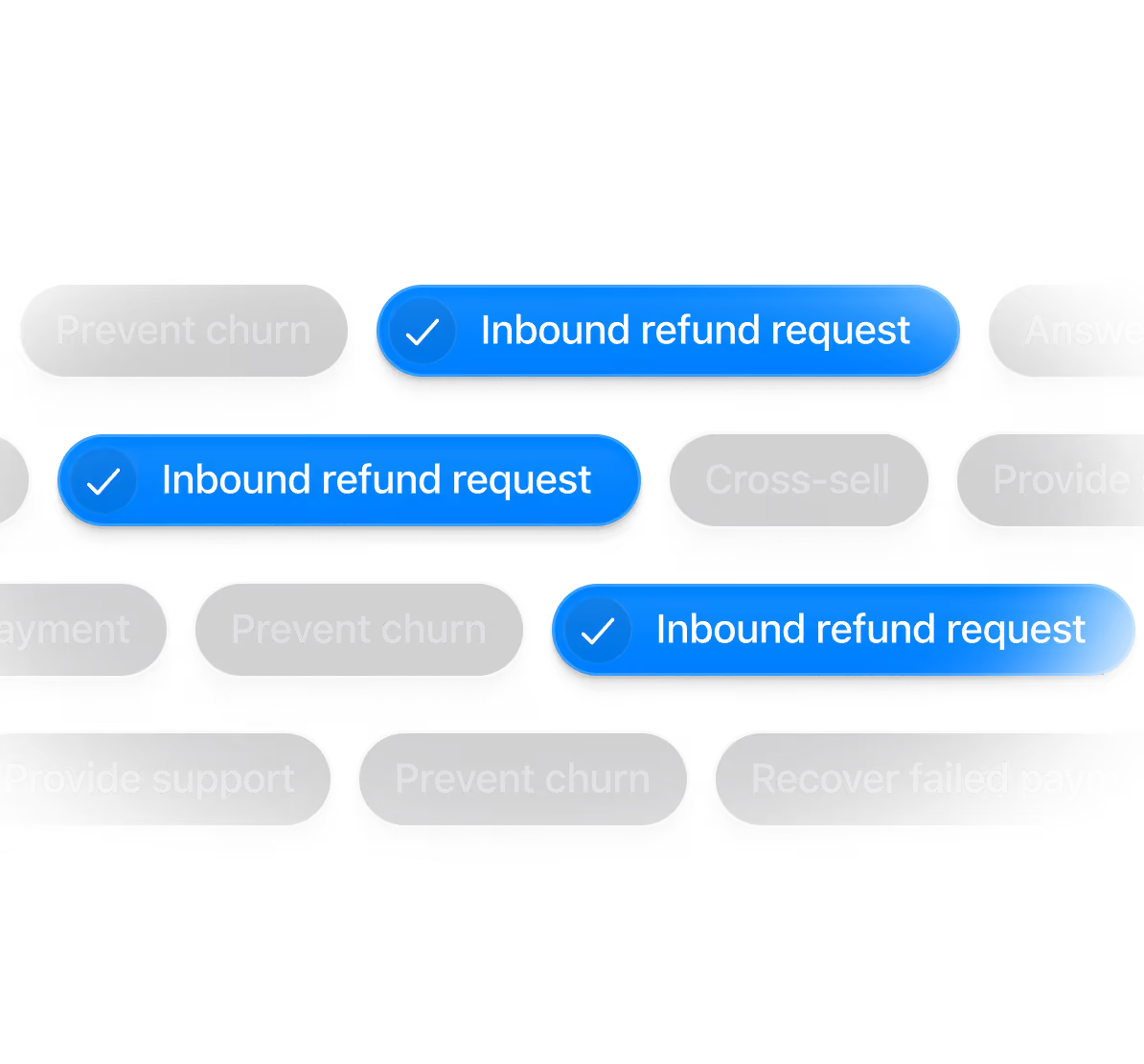 Choose the Inbound Refund Request Goal