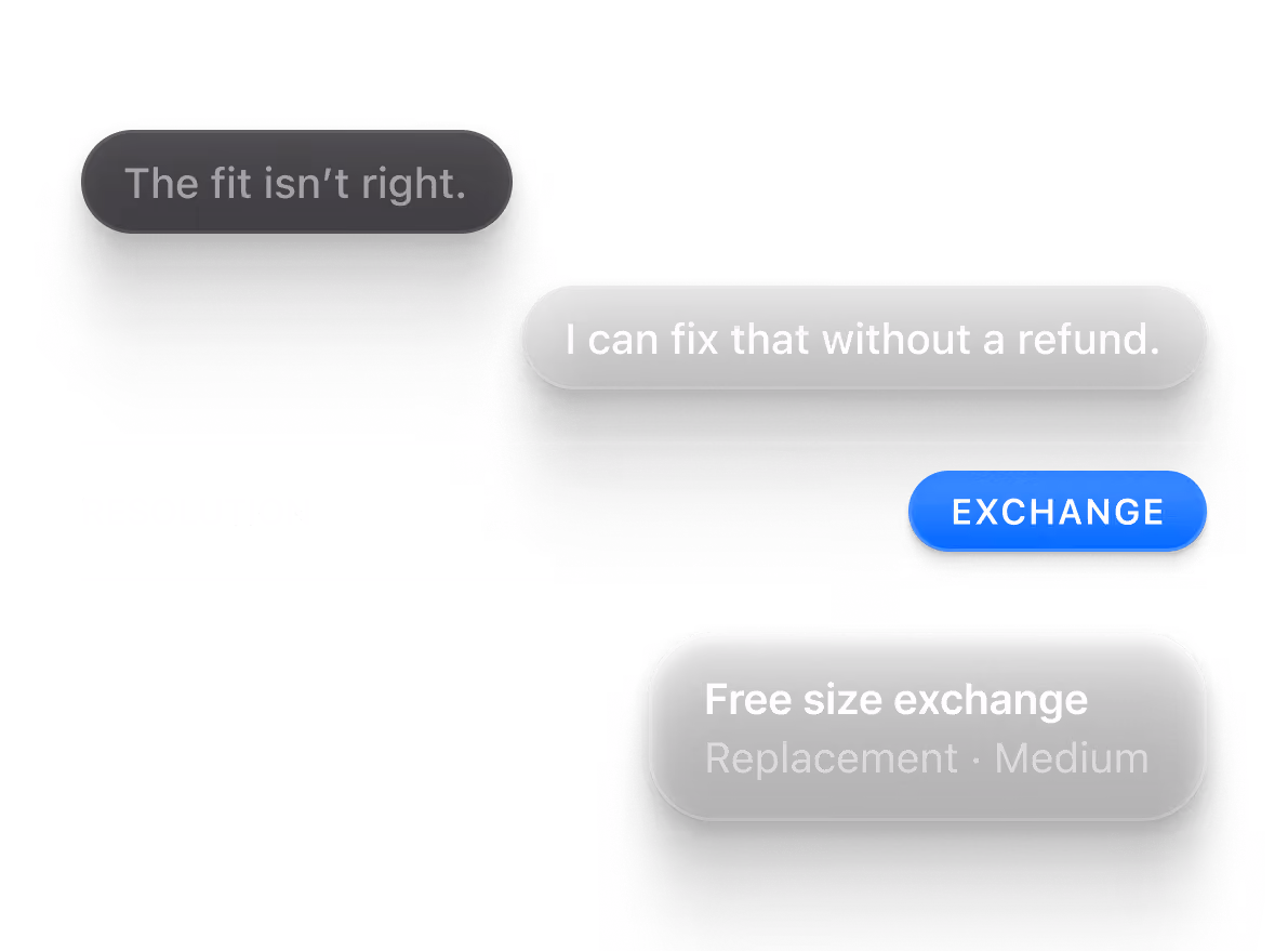 Exchanges, Credits, and Fixes