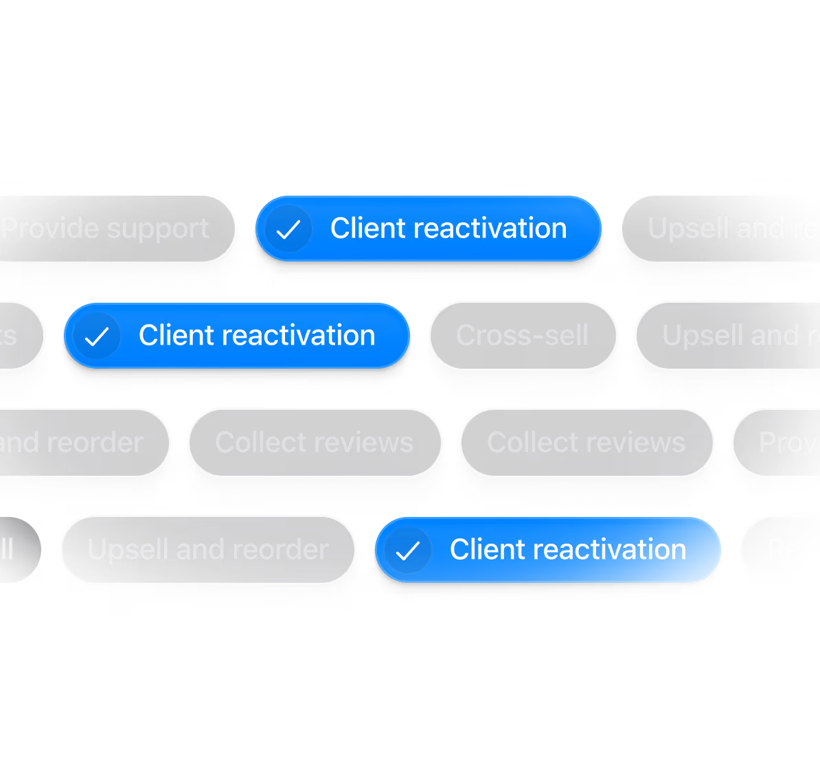Choose the Client Reactivation Goal