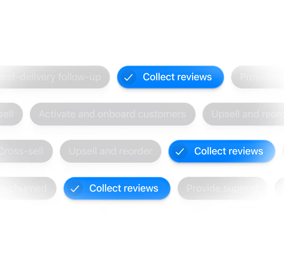 Choose the Collect Reviews Goal