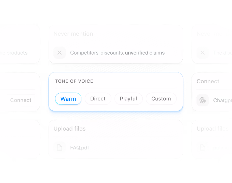 Fully Customisable