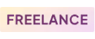 A sign that says, freelance on it.