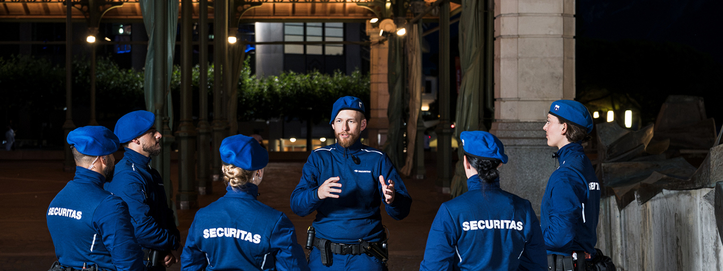 Key Visual der Securitas Bildwelt zur neuen Einsatzuniform