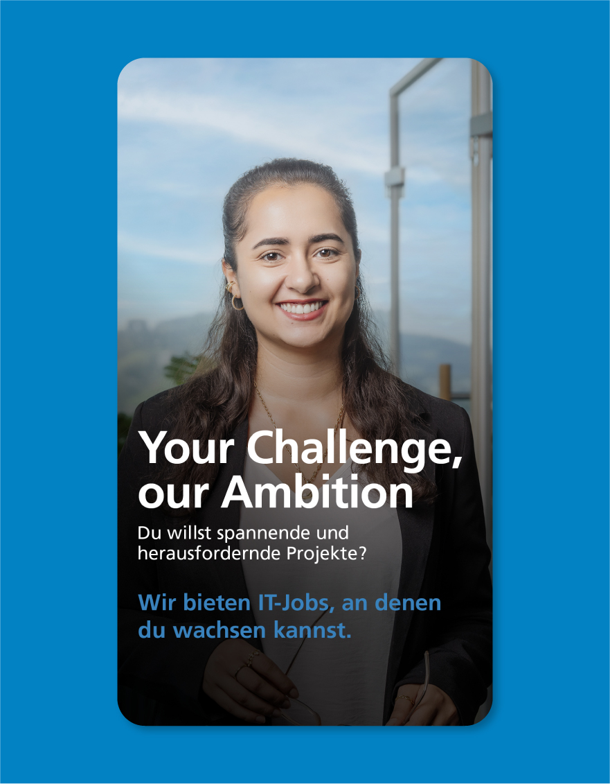 Sujet der Ambit Kampagne, weitere Variante von Motiv 03