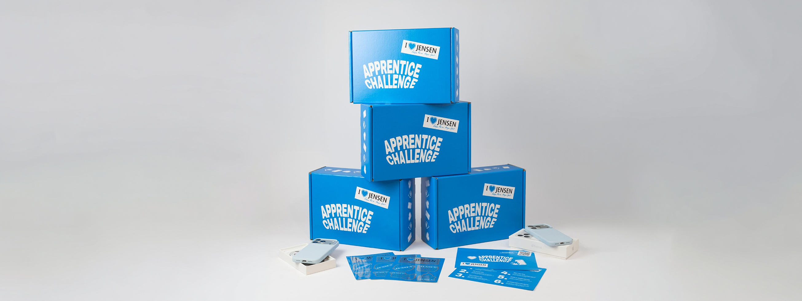 Box der JENSEN-GROUP Apprentice Challenge für Lernende