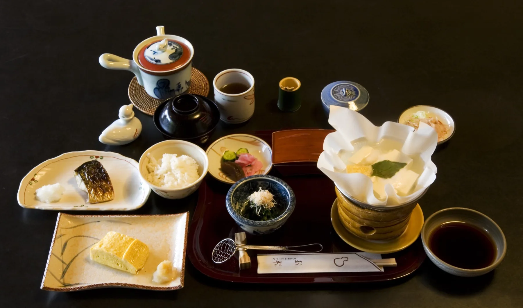A kaiseki meal