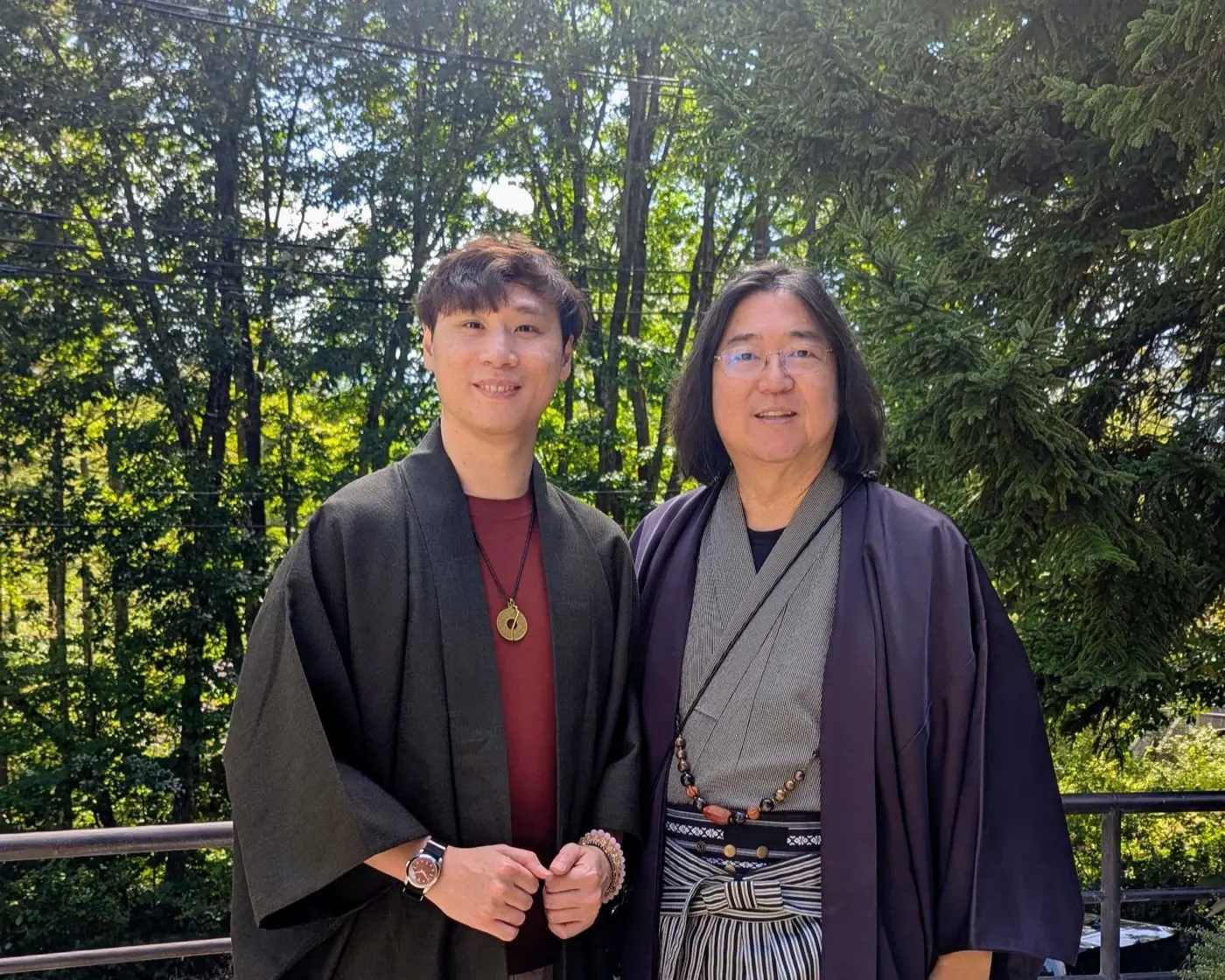 Ken Honda and Zen together at the retreat