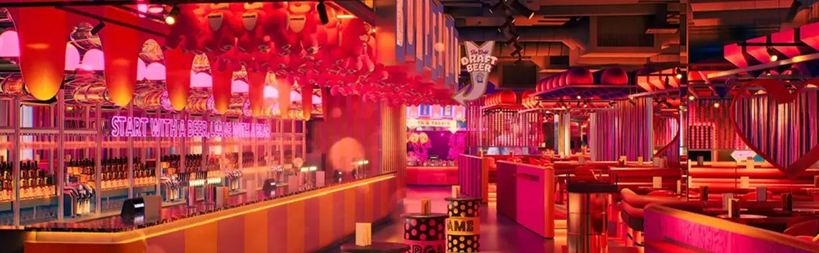 The dining room at Le Bab Covent Garden, 4 Mercer Walk