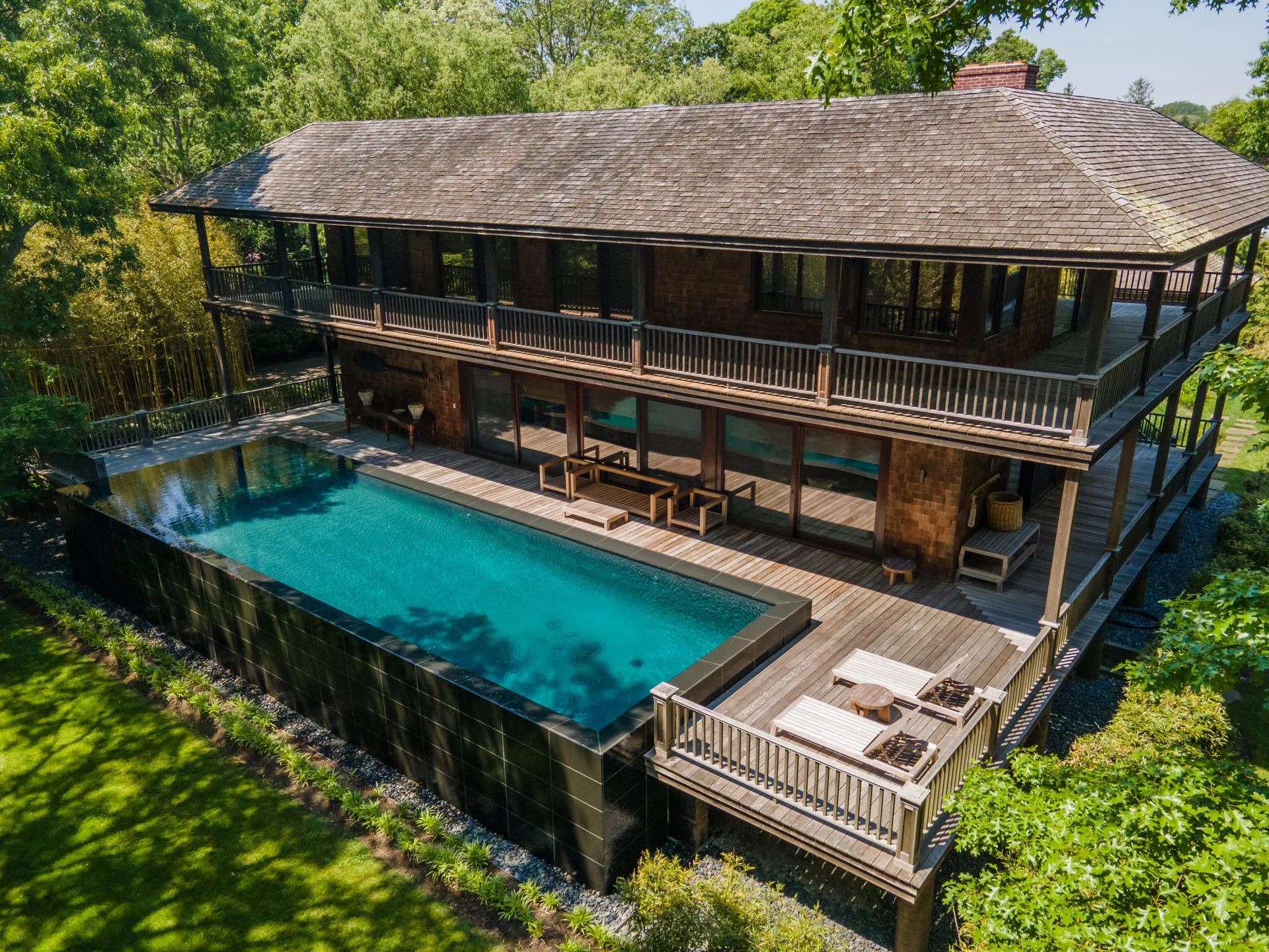 Designer Waldo Fernandez's East Hampton Village Compound