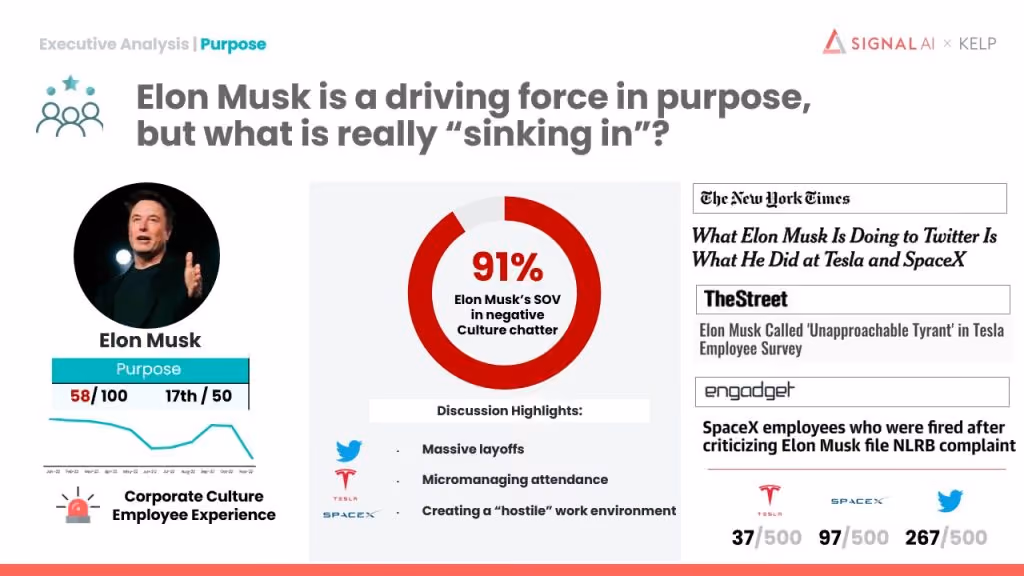 Elon Musk's negative reputation score