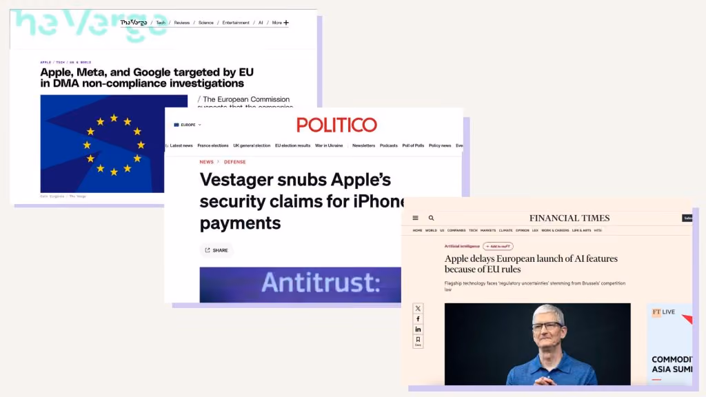 Regulatory compliance over innovation debate from the Digital Markets Act and Big Tech headlines