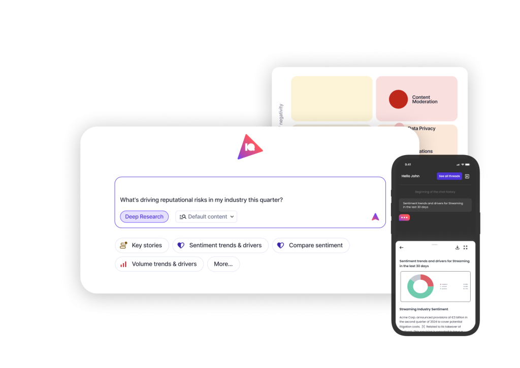 Ask AIQ Signal AI agentic conversational AI experience hero