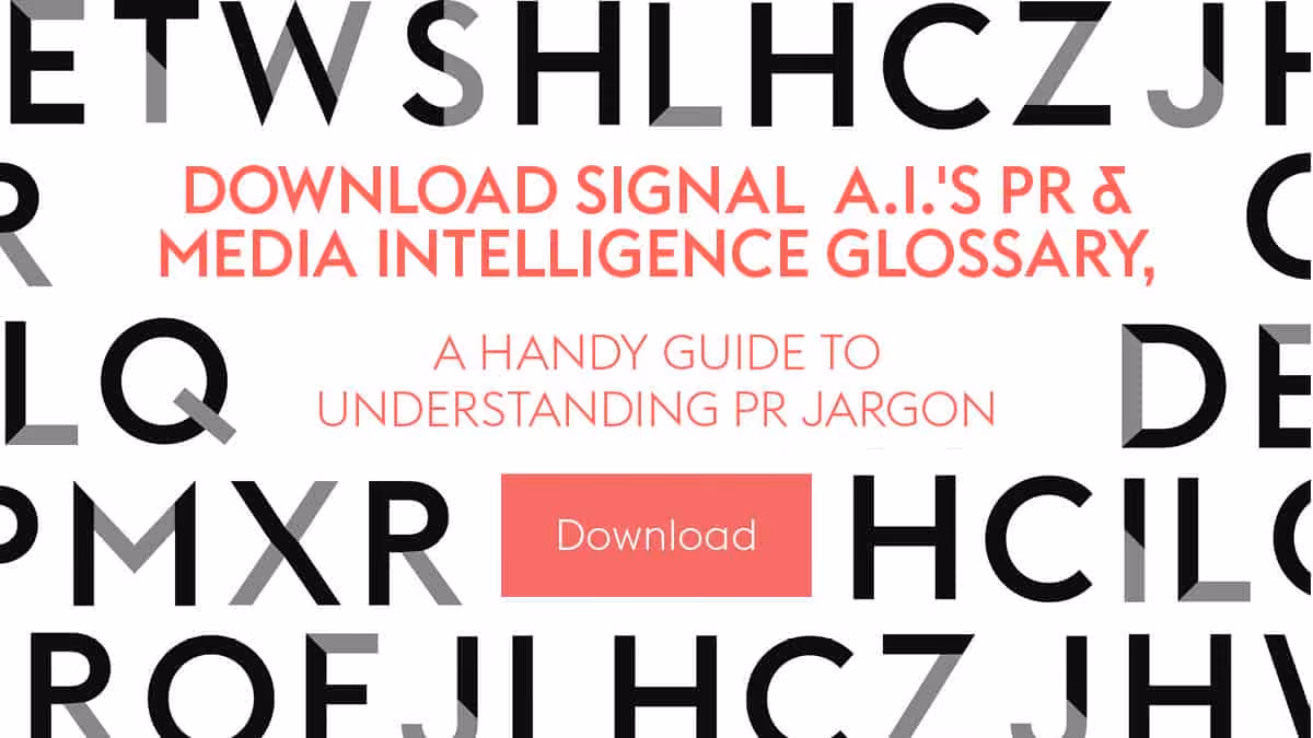 CTA Download for PR & Media Intelligence Glossary