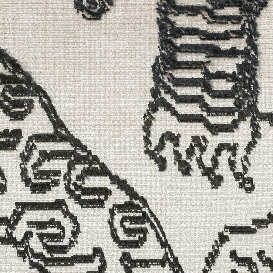 Dedar Tiger Mountain fabric, ivory