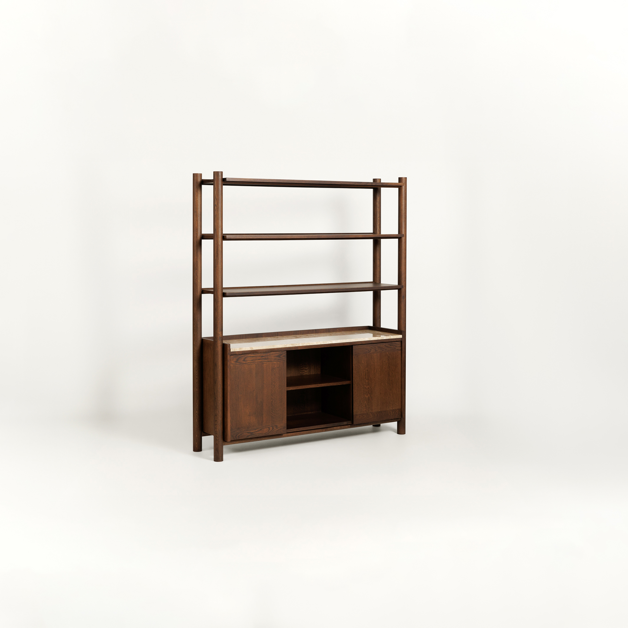 Steekla Storage Unit with Marble