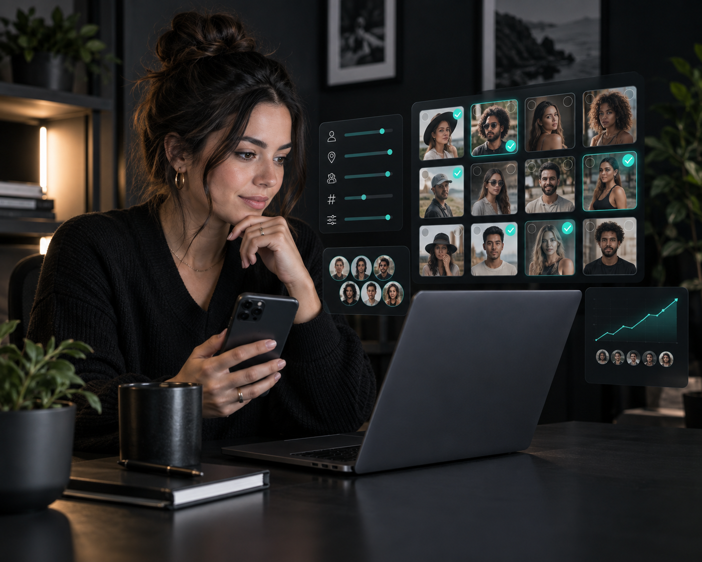 Strategist mapping a target audience