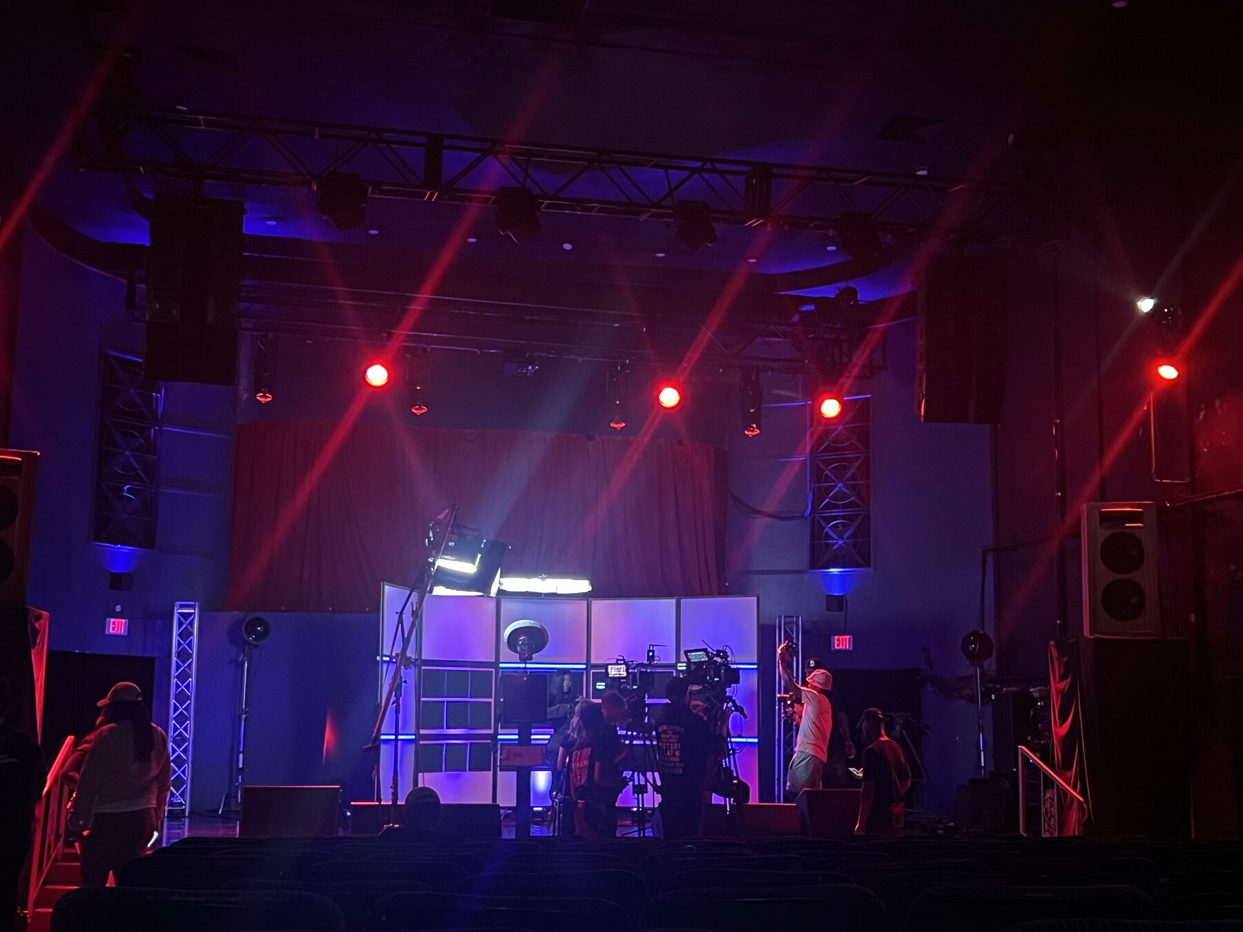 Second interview set built inside the building