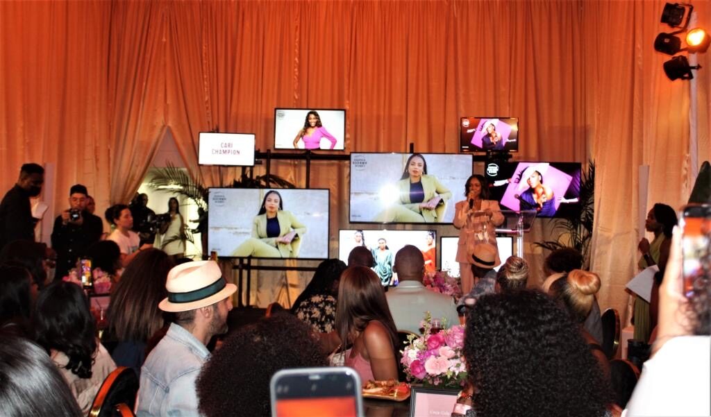 Guests seated together in the lounge