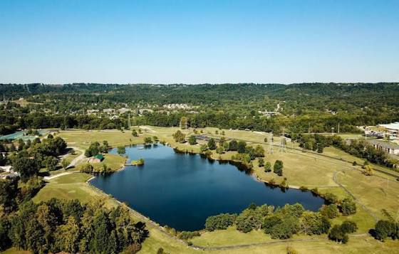 Lake on Exterior of property