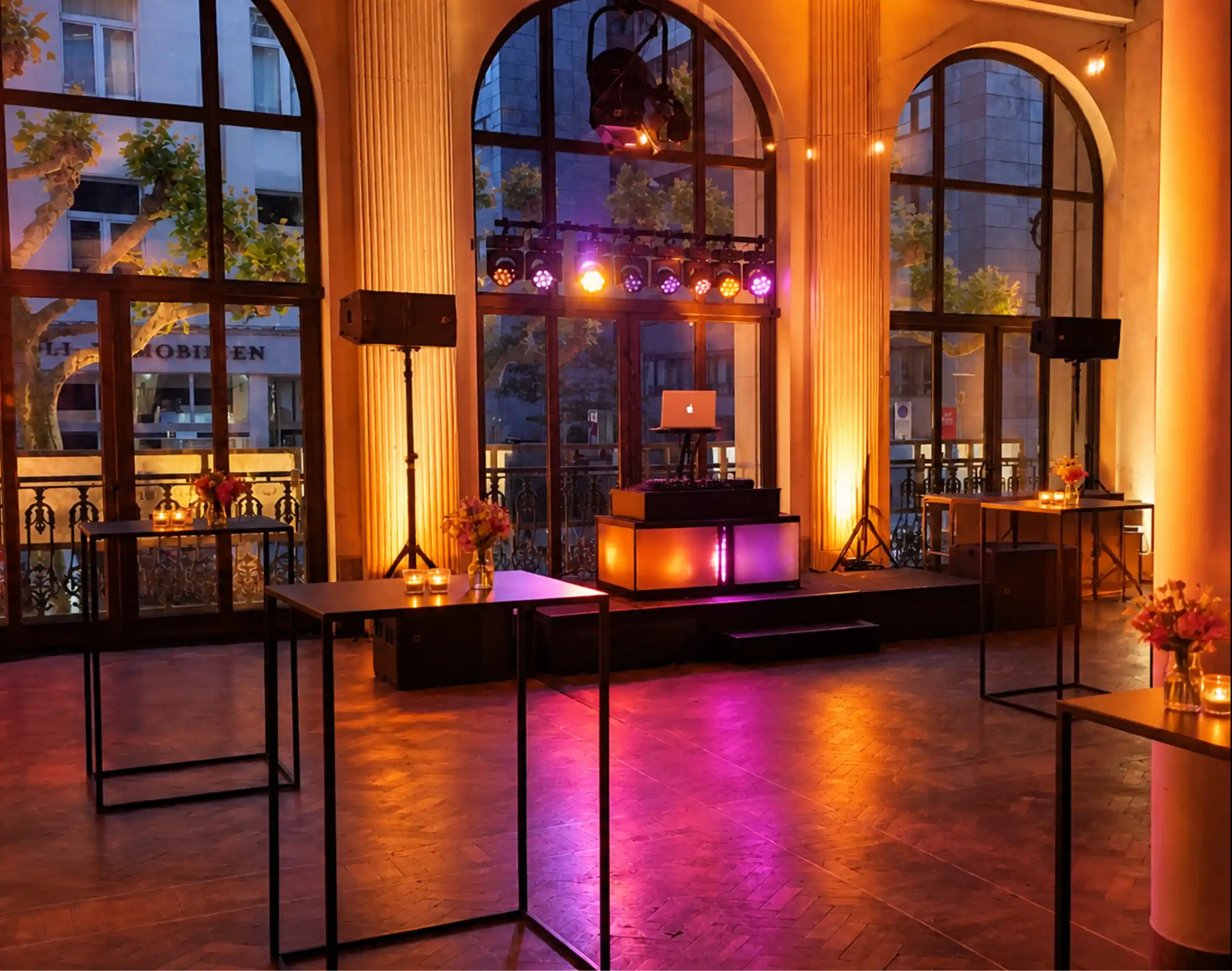 Impression aus der Eventlocation Fireplace Aachen
