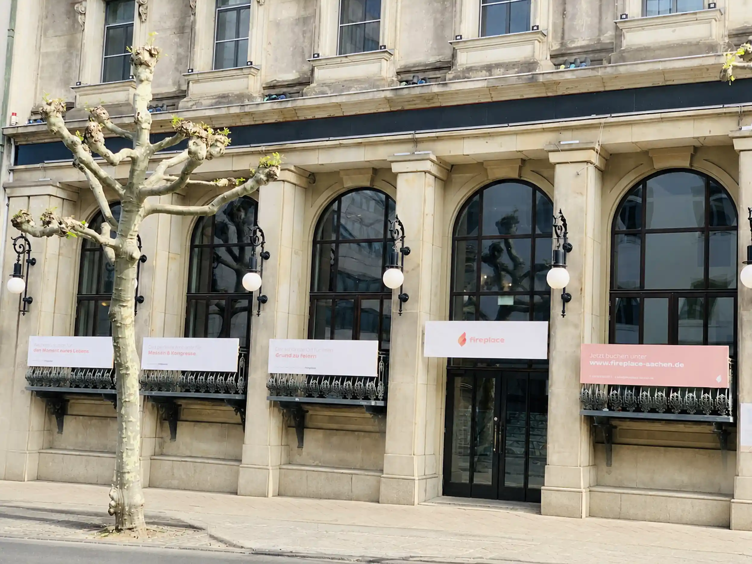 Impression aus der Eventlocation Fireplace Aachen