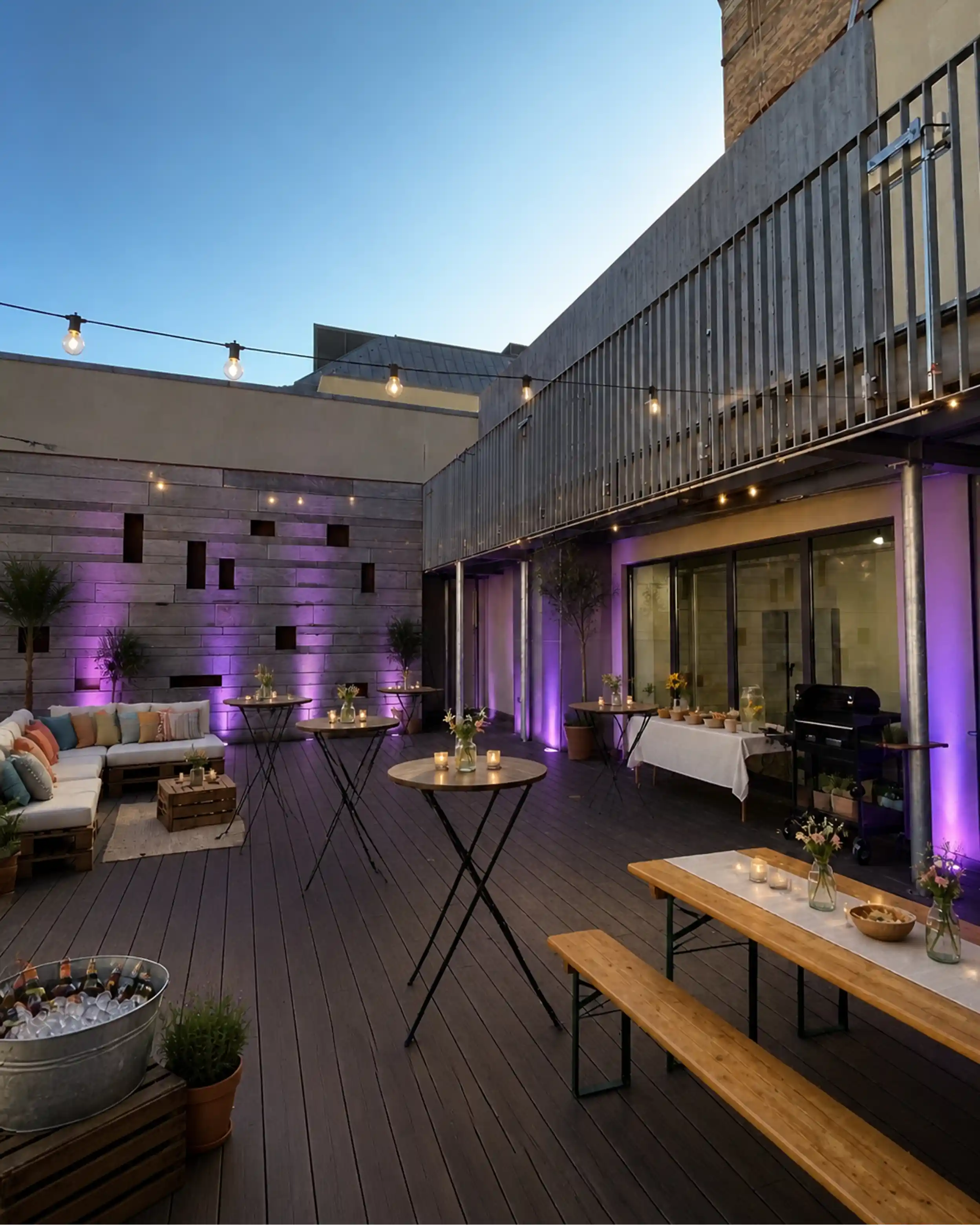 Impression aus der Eventlocation Fireplace Aachen