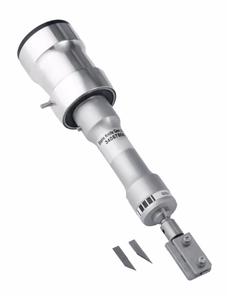 Single edge static knife tool
