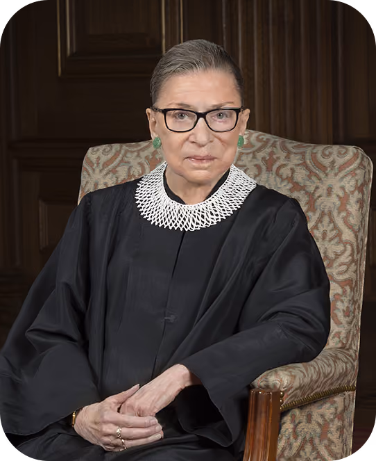 Portrait of Ruth Bader Ginsburg